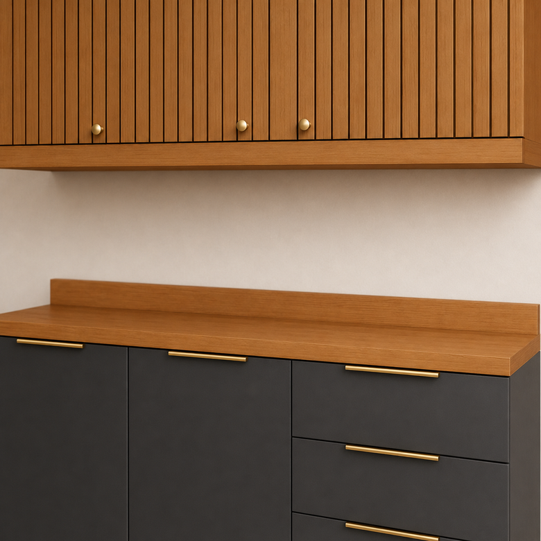 Cozinha Compacta MDF 5 Portas 3 Gavetas Sauvignon Ronipa
