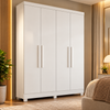 Guarda Roupa Solteiro 100% MDF 4 Portas 2 Gavetas Sergipe Bianchi