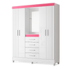 Guarda-Roupa Casal Atenas 4 Portas 4 Gavetas Moval