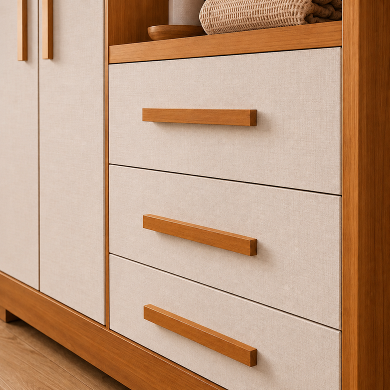 Guarda Roupa Solteiro 2 Portas 3 Gavetas Flex NT6020 Nótável Móveis