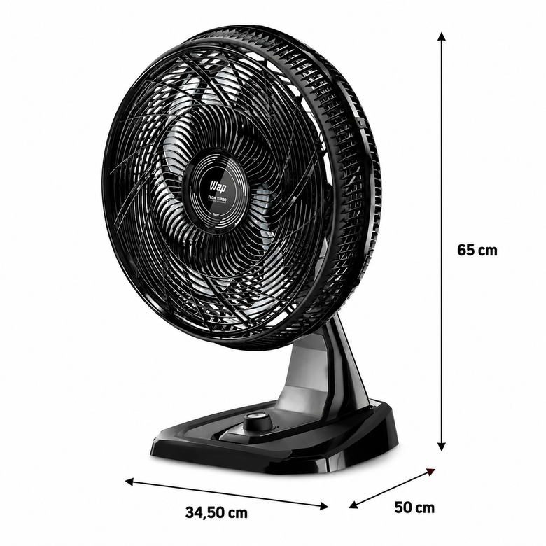 Ventilador Mesa e Parede WAP Flow Turbo Eco 8 Pás
