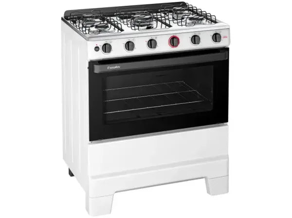 Fogão 5 Bocas Automático 5Q Ideal Super Esmaltec - BRANCO