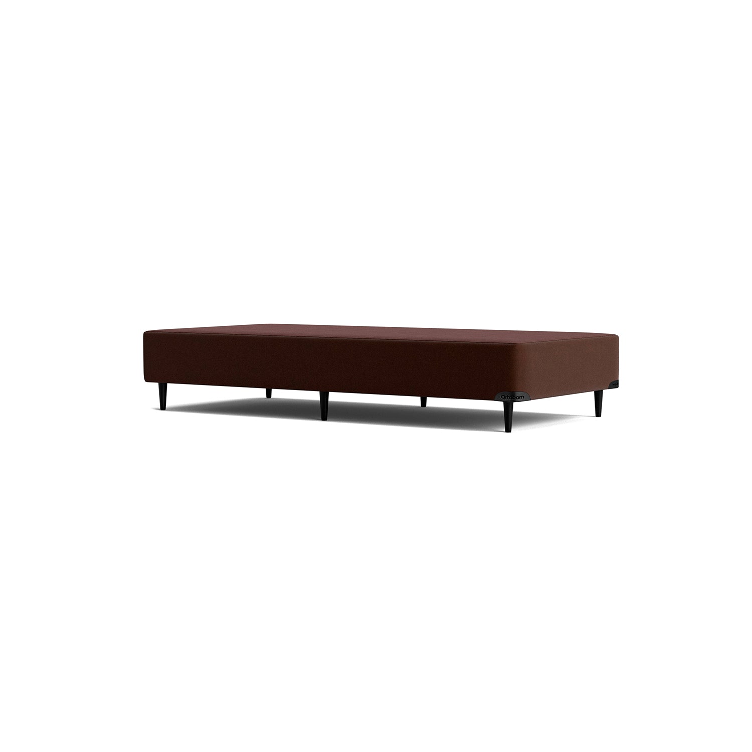 Base Box Solteiro 88x188x30 Ortobom em Camurça - MARROM