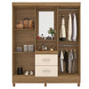 Guarda Roupa Casal Capelinha 4 Portas 2 Gavetas Lord Demóbile