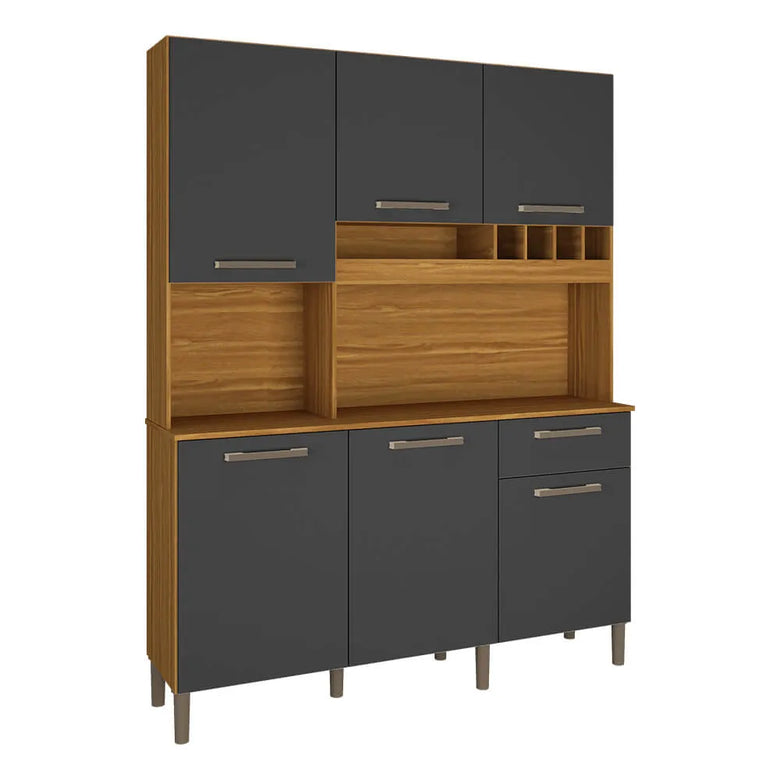 Cozinha Compacta 6 Portas 1 Gaveta Pinot Ronipa