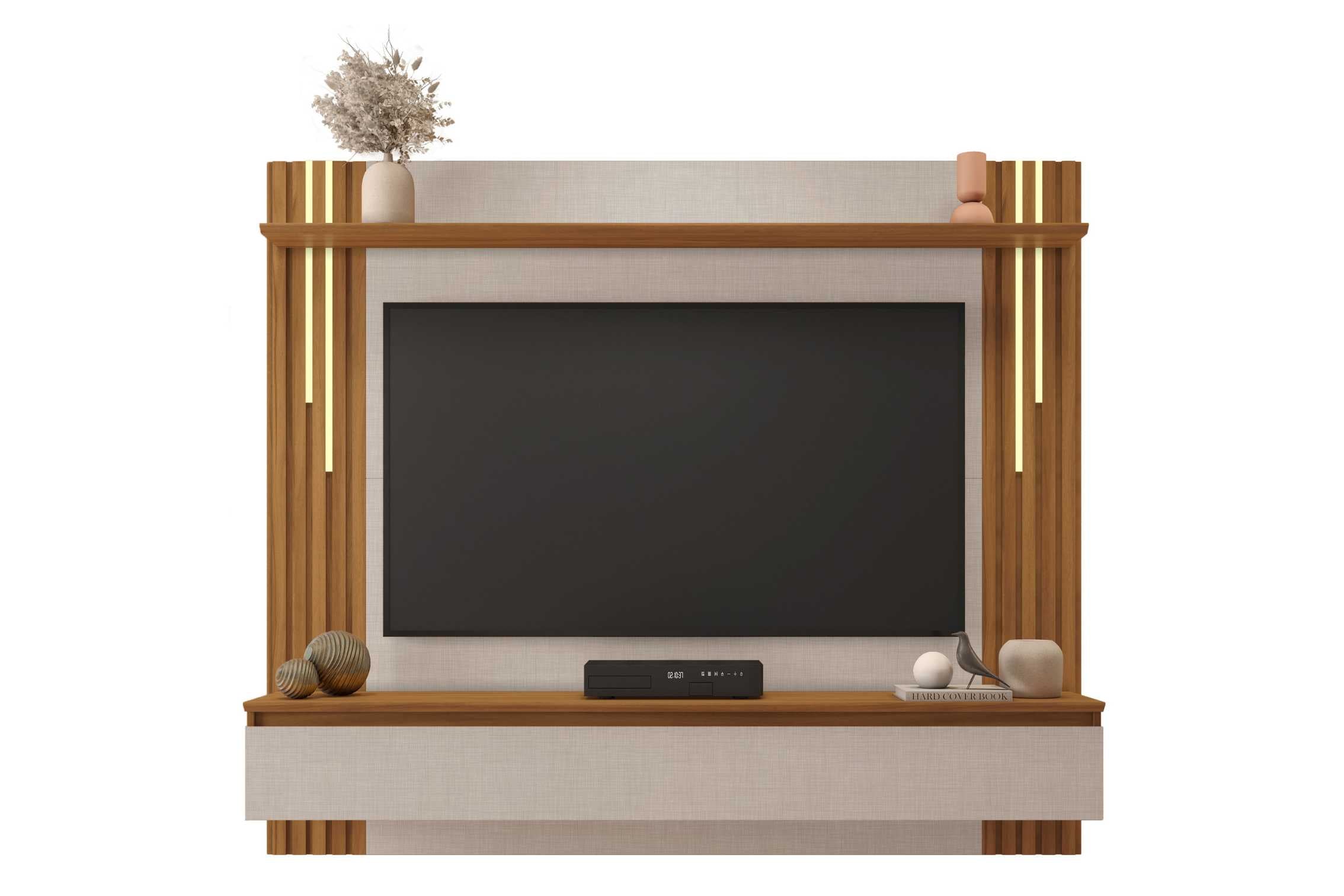 Painel para TV até 65" NT1345 1 Porta Notável Móveis - OFF WHITE/FRJ
