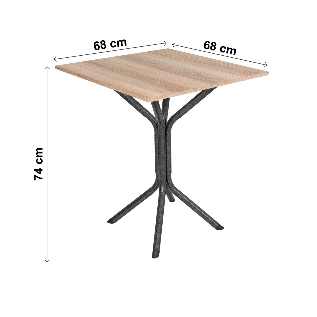 Mesa Para Cozinha 68x68 4 Lugares Ciplafe