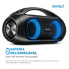Caixa de Som Boombox AIWA BBS-02-A 50W BT 8H IPX5 RGB USB