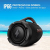 Caixa de Som Boombox Plus BBS-01-B 200W BT 30H IP66 USB AIWA