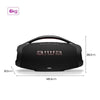 Caixa de Som Boombox Plus BBS-01-B 200W BT 30H IP66 USB AIWA