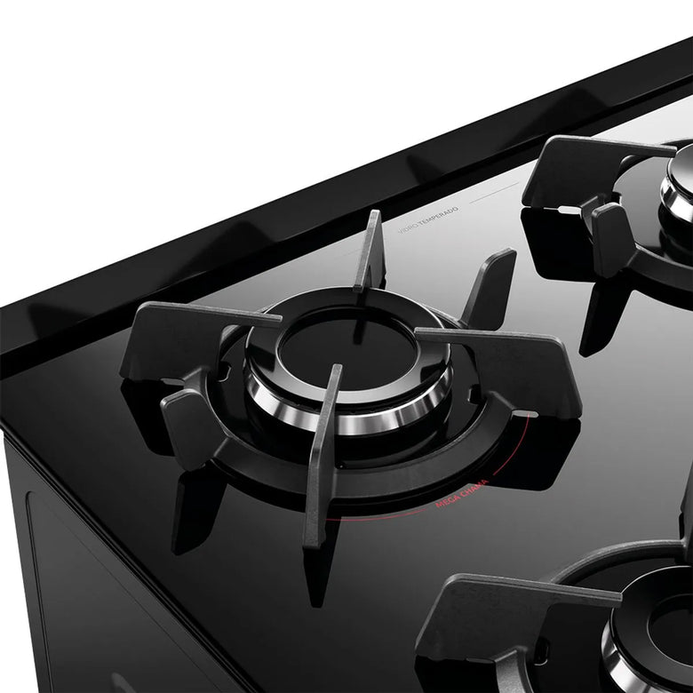 Fogão 4 Bocas Automático Supreme Glass Dako