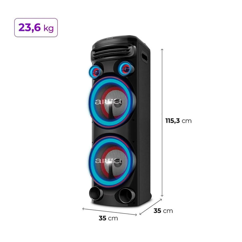 Caixa De Som Torre De Som Bluetooth 2300W Aiwa