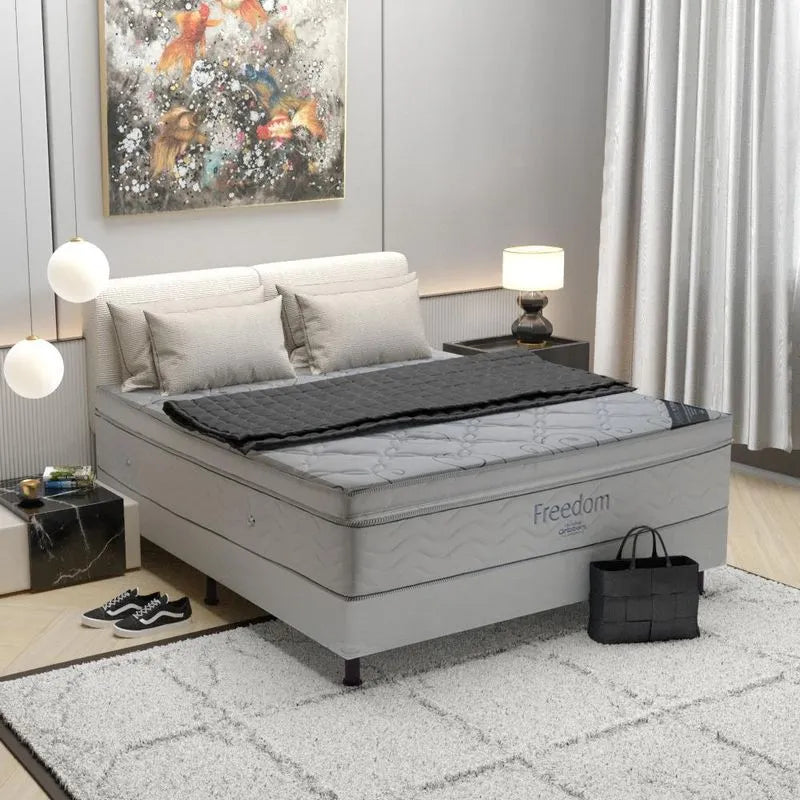 Colchão Casal 138x32  Freedom Ortobom - BRANCO