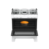 Fogão 5 Bocas Automático Mesa Inox Milão Plus Atlas
