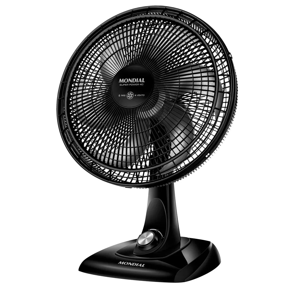 Ventilador de Mesa 6 Pás VSP-40-B Mondial - PRETO