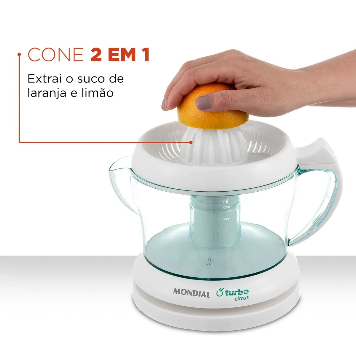 Espremedor Mondial Turbo Citrus E-01