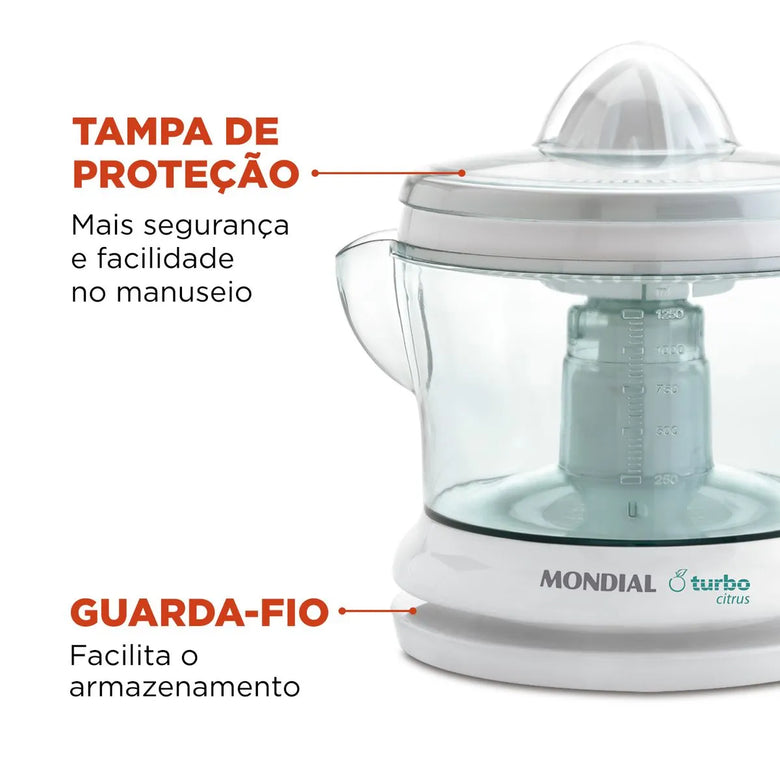 Espremedor Mondial Turbo Citrus E-01