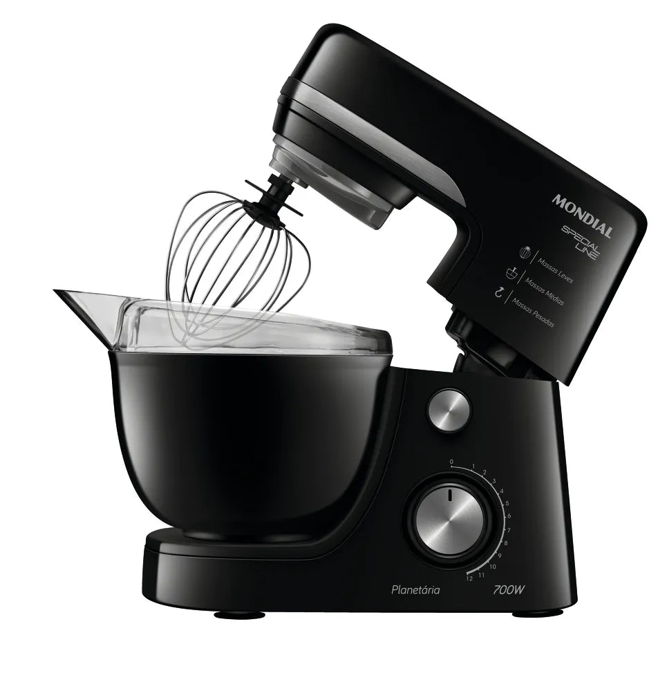 Batedeira Planetária Mondial B-48-SL - PRETO