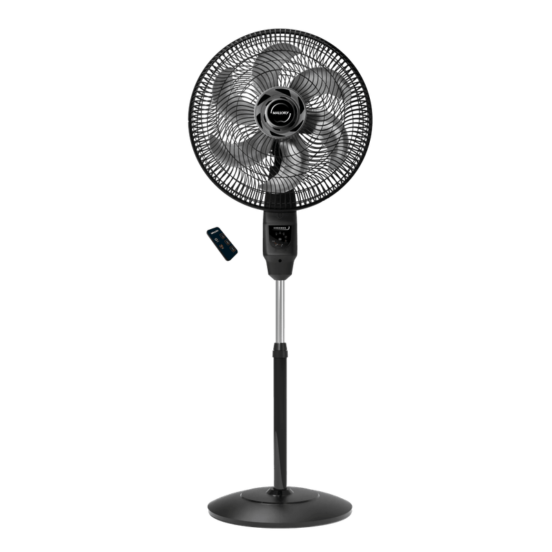Ventilador de Coluna Chronos 6 Pás 40cm com Controle Remoto - PRETO
