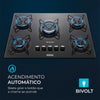 Cooktop a Gás 5 Bocas Tripla Chama Mondial CTG-03