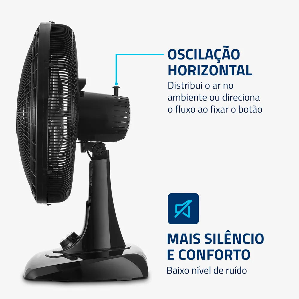 Ventilador de Mesa 6 Pás VSP-40-B Mondial