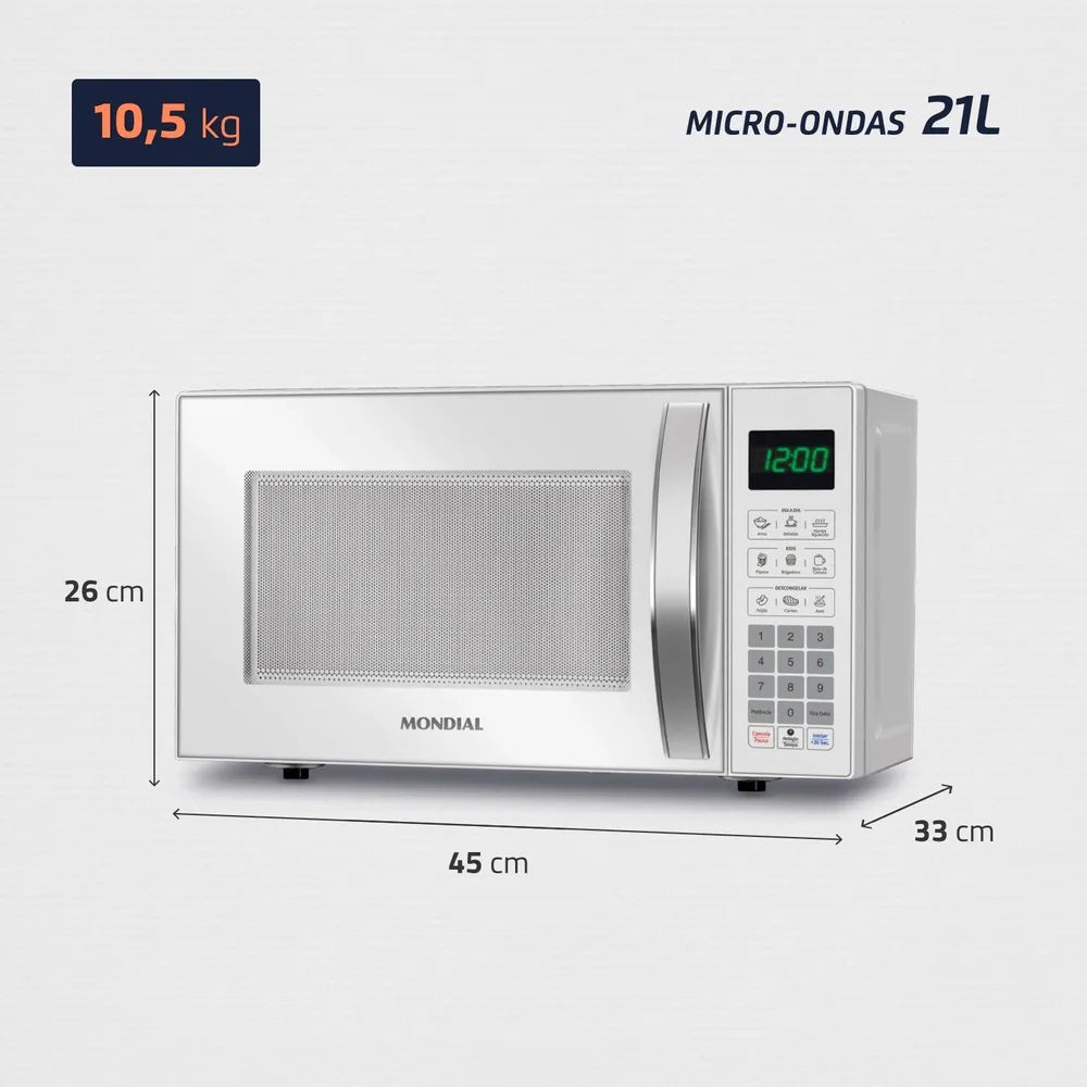 Micro-ondas Mondial 21L MO-01-21