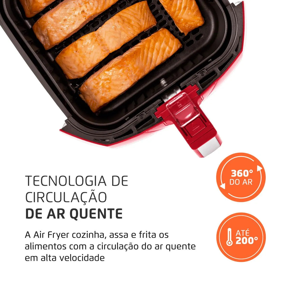 Fritadeira Sem Óleo Air Fryer 4L Mondial AFN-40-RI