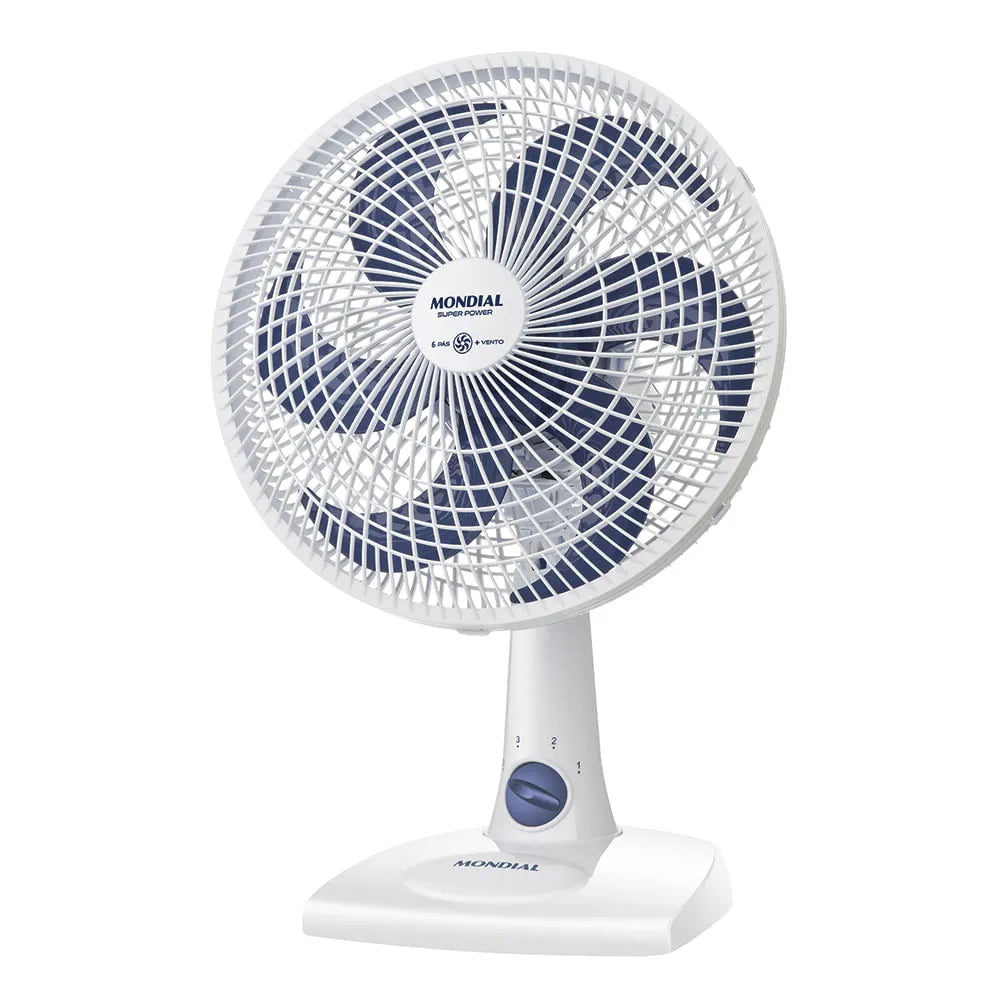 Ventilador De Mesa Mondial VSP-30-W 6 pás - BRANCO