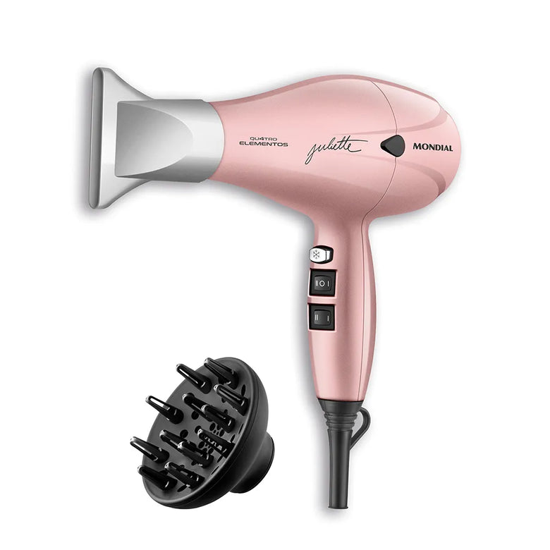Secador de Cabelo By Juliette Mondial Golden Rose 2000W SCP-JU-01