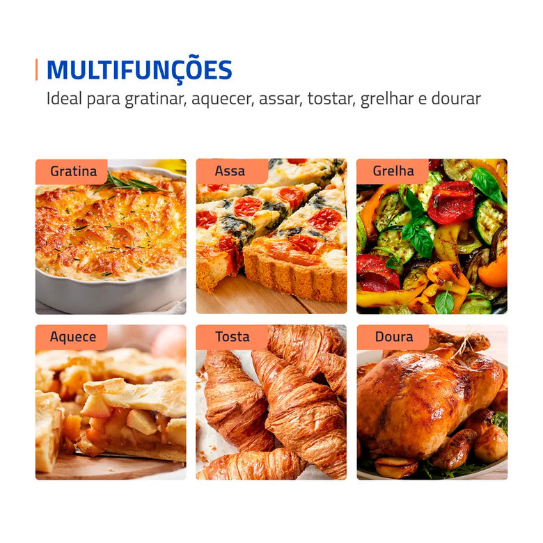 Forno Elétrico 42L 1600W Family II Mondial