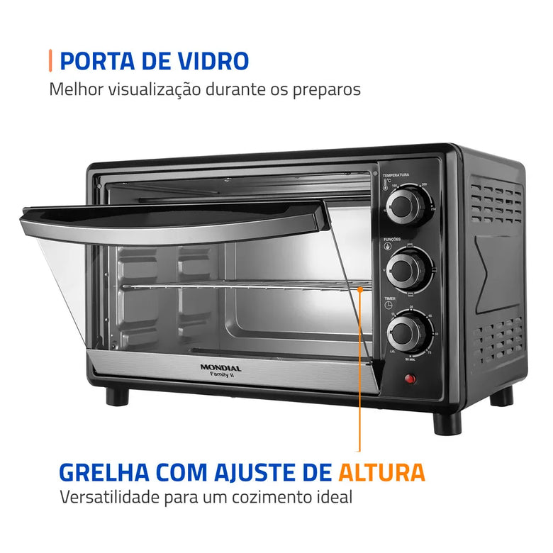 Forno Elétrico 42L 1600W Family II Mondial