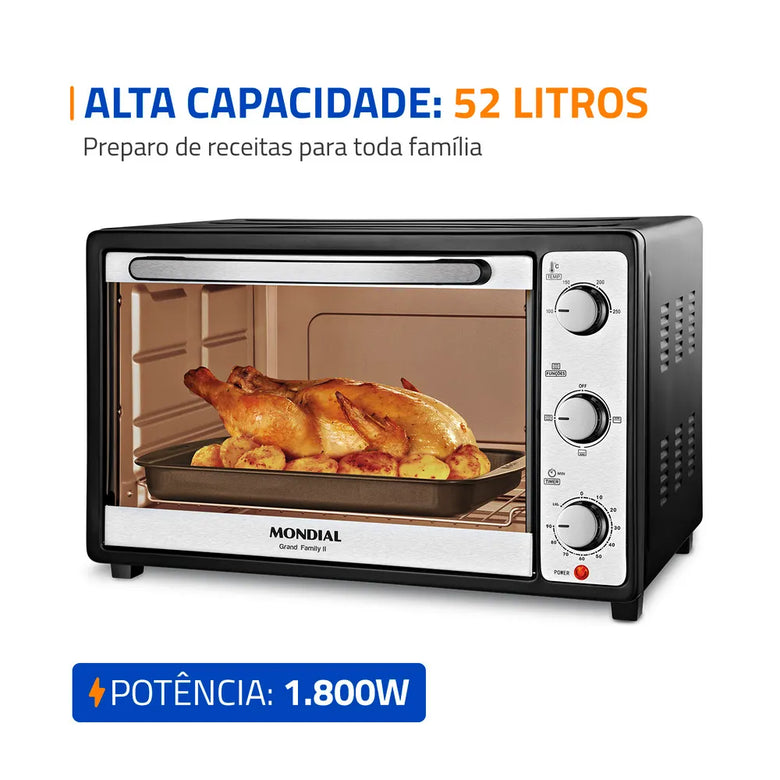 Forno Elétrico 52L 1800W FRN-52  Mondial