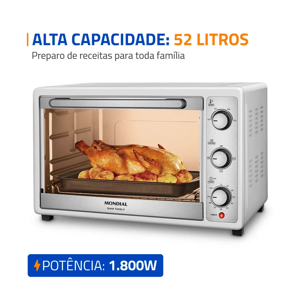 Forno Elétrico 52L 1800W FRN-52  Mondial