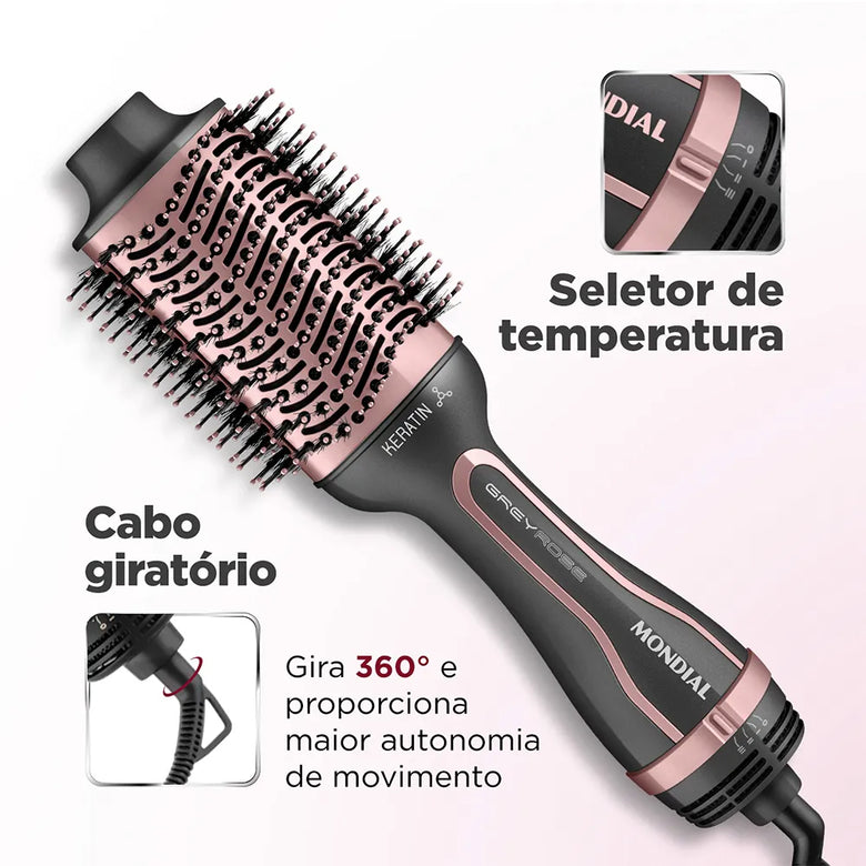 Escova Secadora Mondial Keratin - ES-11-BI