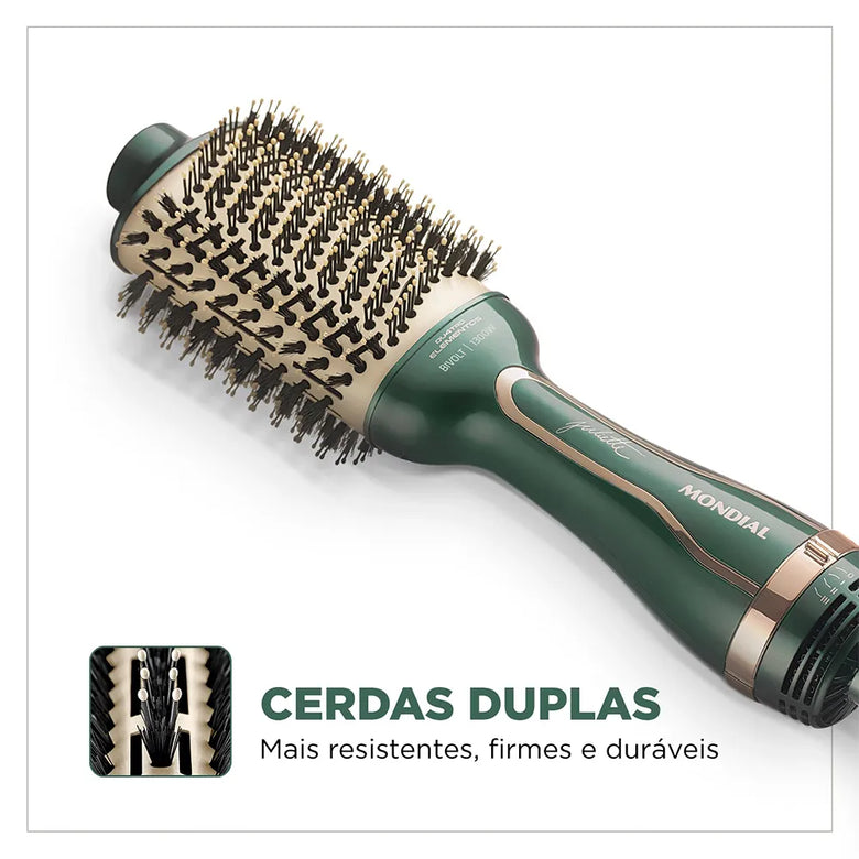 Escova Secadora By Juliette Mondial Verde Oliva ES-JU-02