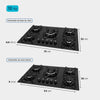 Cooktop a Gás 5 Bocas Tripla Chama Mondial CTG-03