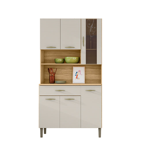 Kit Cozinha 6 Portas Golden Plus Kits Paraná - FREIJO/SOFT