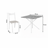 Conjunto De Mesa Com 4 Cadeiras Ciplafe