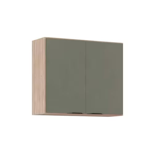 Armário Aéreo 80cm 2 Portas Firenze Demóbile - AMENDOLA/ NUDE PRIME TX