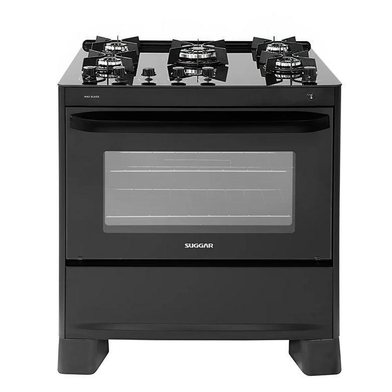 Fogão 5 Bocas Max Glass Suggar