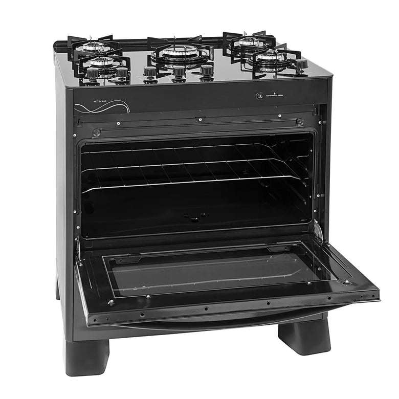 Fogão 5 Bocas Neo Glass Suggar