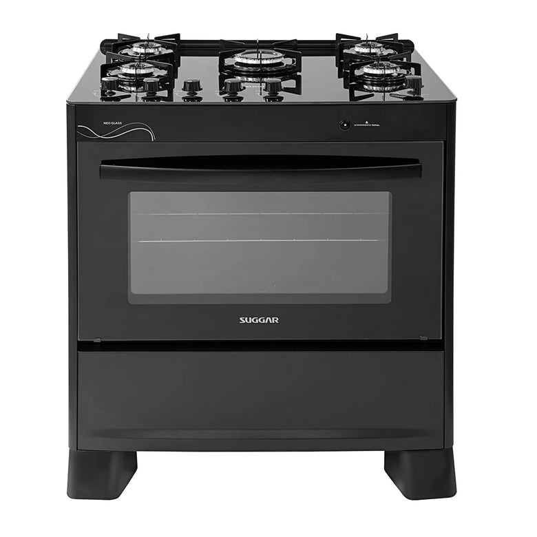 Fogão 5 Bocas Neo Glass Suggar