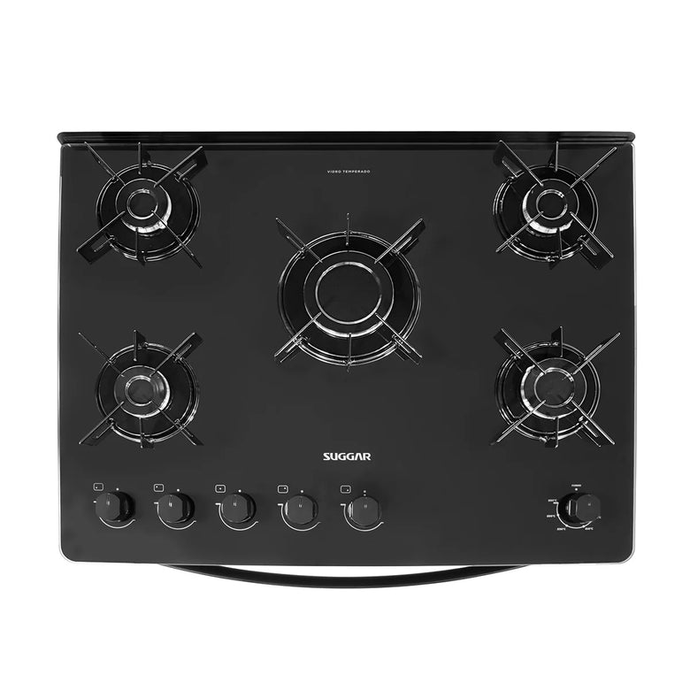 Fogão 5 Bocas Neo Glass Suggar