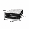 Conjunto Cama Casal Airtech D45 138x188x57 (Base + Colchão) Ortobom