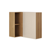 Armário Aéreo de Canto Reto 1 Porta 90cm Art Kits Paraná