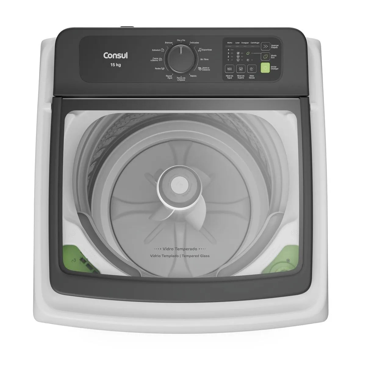 Máquina de Lavar 15kg Com Modo Eco CWN15AB Consul