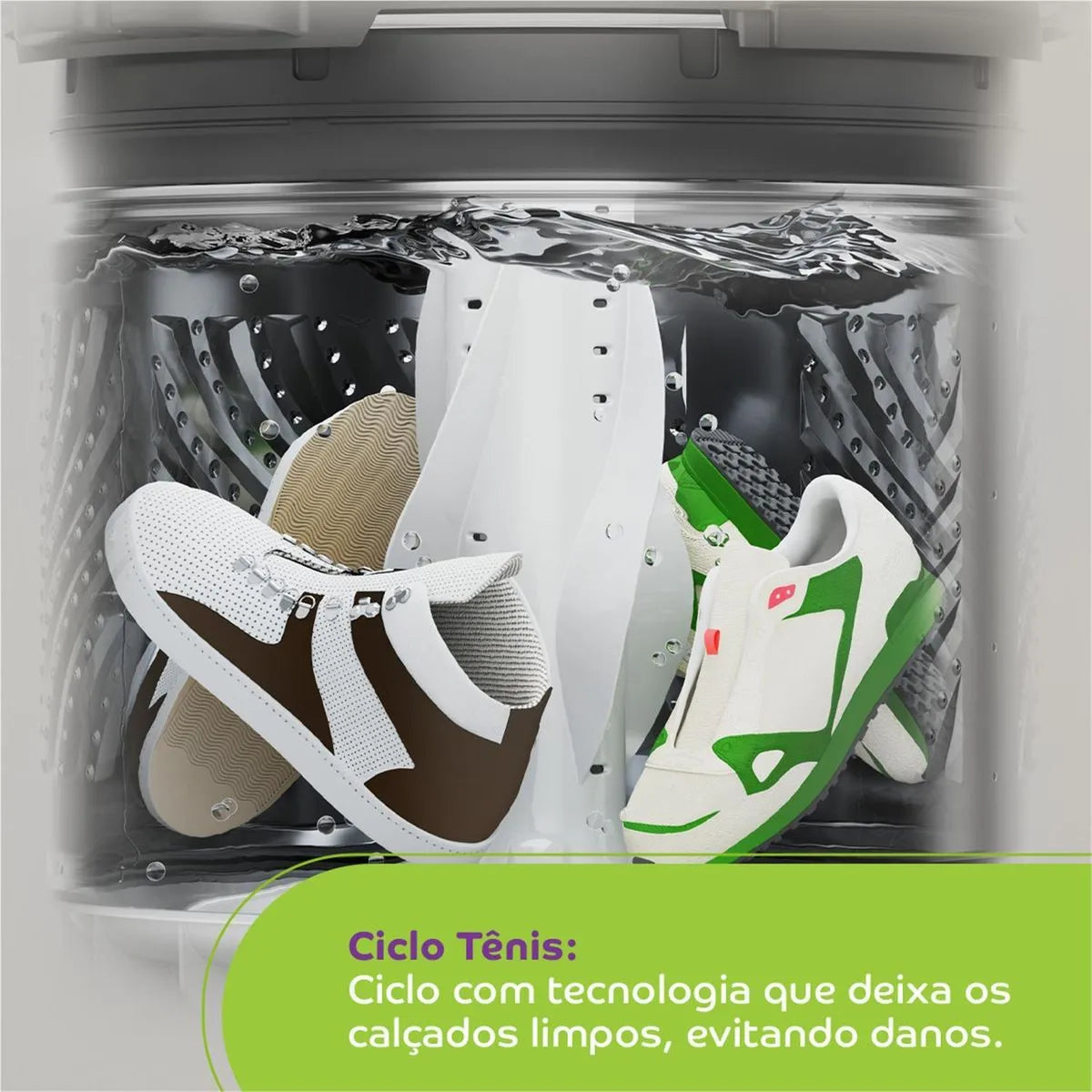 Máquina de Lavar 15kg Com Modo Eco CWN15AB Consul