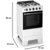 Fogão 4 Bocas Automático 4Q Ideal Super Esmaltec