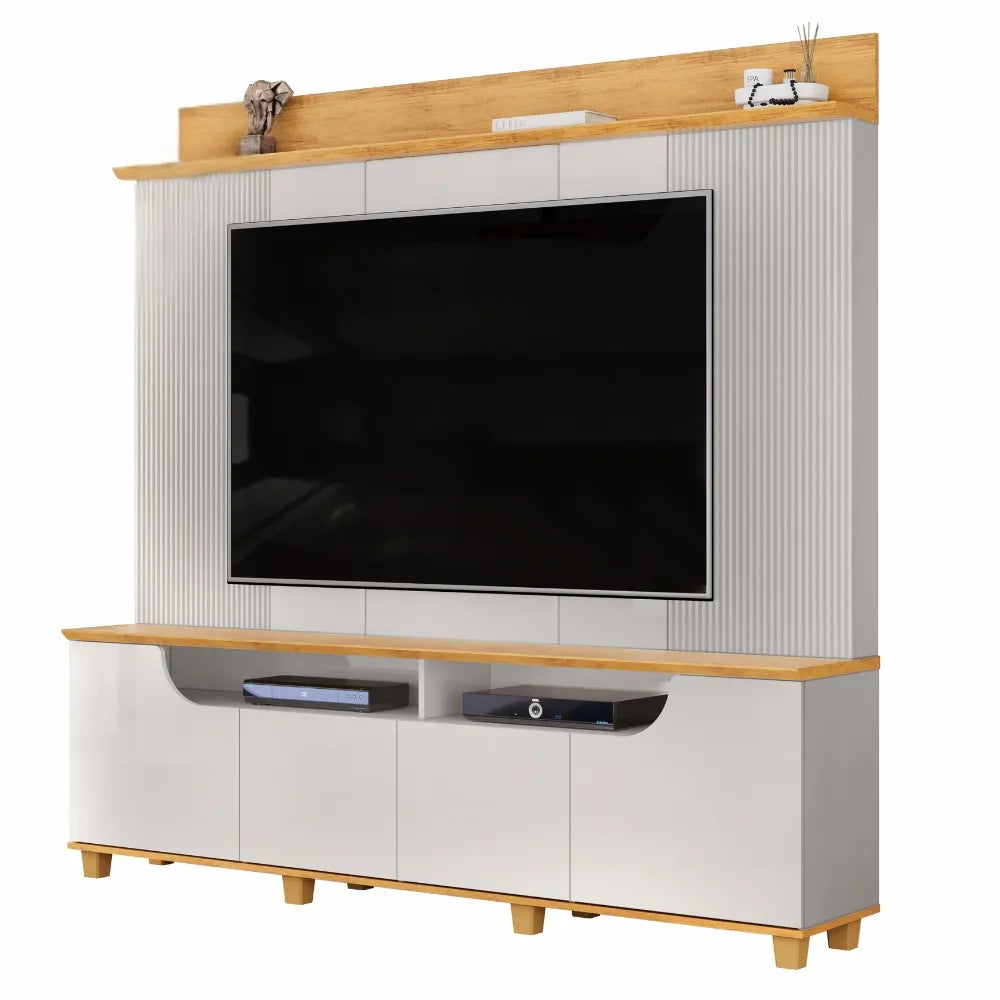 Home Para Tv de até 75" Polegadas Chanfrado Gama Dj Móveis - BALI/CEDRO