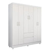 Guarda-Roupa Casal 6 Portas 2 Gavetas Flash Demóbile
